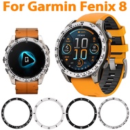 Stainless Steel Bezel For Garmin Fenix 8 43M 47MM 51MM Bezel Ring Styling Frame Protection Case Cove