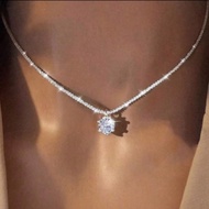 Lab-Grown Diamond Necklace with Solitaire Pendant