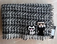💯%全新 karl lagerfeld scarf, 老佛爺 頸巾, 圍巾