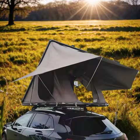 2 Person Camping Outdoor 4x4 Pick up Truck Hardshell Aluminium Roof Top Tent for Car Top Tent