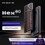 ข้อต่อแม่เหล็ก ATK Hex80 QK แป้นพิมพ์แนวแกนเล่นเกมและอีสปอร์ตคีย์บอร์ดแบบกลไกคอมพิวเตอร์เดสก์ท็อป