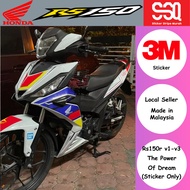 High Quality AAA Premium Sticker Stripe Honda Rs150r Gundam v1 v2 Cover Set Body Set Coverset Bodyset 3M Vietnam Style