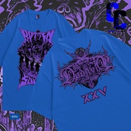 Kaos Distro Musik Band XXV METALLICA Pria Wanita Tshirt Distro Metal Dewasa Cotton Short Sleeve Tee 