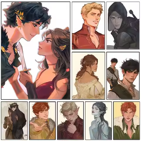 Anime T-The C-Cruel Prince Poster Self-adhesive Art Waterproof Paper Sticker Coffee House Bar Room W