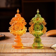 Eight Auspicious Buddhas Worship Ornaments Household Worship Buddha Eight Treasures of Glaze Auspici