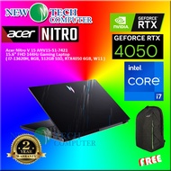 Acer Nitro V 15 ANV15-51-7421 15.6" FHD 144Hz Gaming Laptop ( I7-13620H, 8GB, 512GB SSD, RTX4050 6GB, W11 )