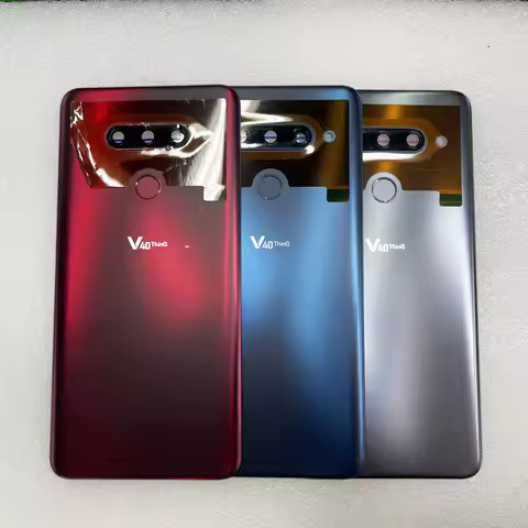 Glass Housing For LG V40 ThinQ V405QA7 V405UA V405TAB V405UA0 Back Battery Cover Rear Door Case with