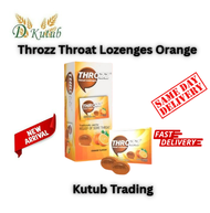 Throzz Throat Lozenges Orange Flavour 6’s (Exp:January 2028) full box 24 pieces