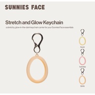 Sunnies Face round cream blush key hanger