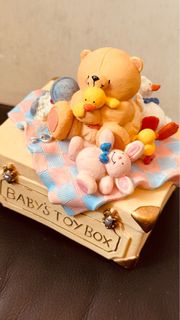 Forever Friends hand paint baby music box 懷舊手繪上色嬰兒音樂盒