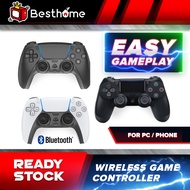 Ready Stock Controller Pc P4 Android Bluetooth wireless Game Games Controller Gamepad Joystick For A