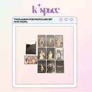 TWICE - (With YOUth) ALBUM OFFICIAL POB PHOTOCARD SET