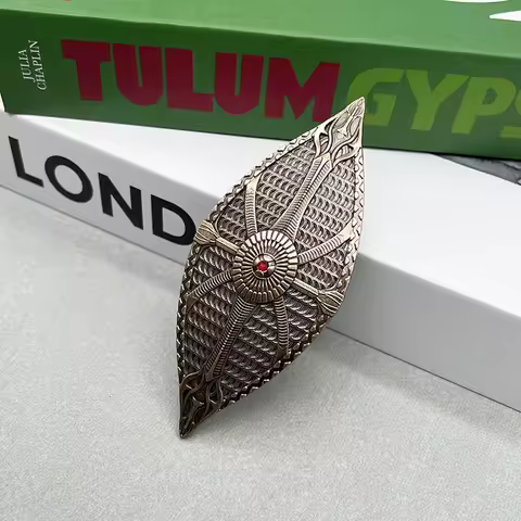 13cm Vintage Dauntless Shield God of War Game Peripherals Kratos Blades of Chaos All Metal Sword wit