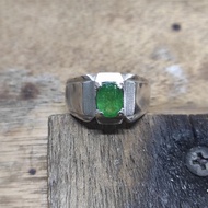 Tsavorite (Green Garnet) Batu Permata Asli Cincin Perak Tsavorite (Green Garnet) Natural Gem Gemston