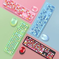 現貨🔥MOFII摩天手馬卡龍糖果混彩鍵盤滑鼠套裝 夢幻彩色鍵盤 colorful keyboard