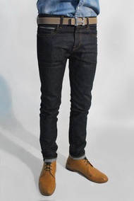 Simple&Raw - กางเกงยีนส์ Sk805 DarkBlue