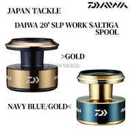 DAIWA 20' SLP WORK SALTIGA SPOOL - Gold & Navy Blue Gold