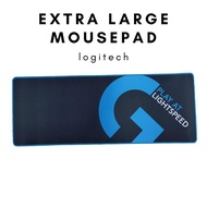 【免運/自取】Logitech Extra Large 滑鼠墊  Mouse Pad (Lightspeed Edition) Multifunctional Large Desk Pad, Extended Mouse Mat, Office Desk Protector with Anti-Slip Base, Spill-Resistant Durable Design
