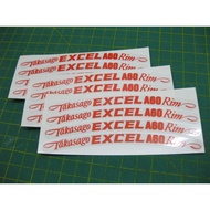 1Set/8Pcs 12 Takasago Excel A60 Wheel Rim Stickers Colour Choices All Models