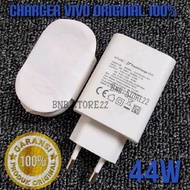 Charger By Vivo Y35 Original 44W Full Set Type C Data Cable Flash Charge Charger 44 Watt