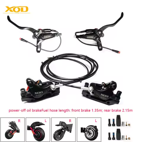 XOD H800/H880 Electric Scooter Hydraulic Disc Brake Power-off Electric Scooter Brake KUKirin G2 MAX 