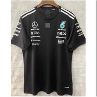 2025 2026 Mercedes AMG Petronas F1 Team Mechanics Jersey - Black Rugby jersey 1:1