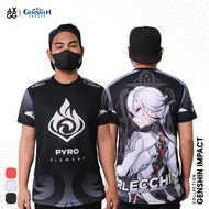 Genshin Axgg " Impact Elements " Part 2 Gaming T-shirt