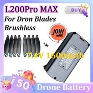 For L200Pro MAX  Dron Blades Brushless Drone Accessories Parts 7.4V 1600mAh L200Pro MAX Propellers