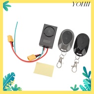 YOHII Anti Theft Alarm, 115dB XT60 Interface Electric Scooter Alarm, Durable Black Burglar Bike Alar
