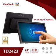 TD2423 - ViewSonic 24” FHD 75Hz IR Touch VA Monitor