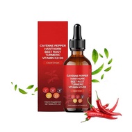 อาหารเสริมร่างกาย Aeluro Cayenne Drops Capsicum Pepper เพื่อเพิ่มพลังงาน dfgthrtuj