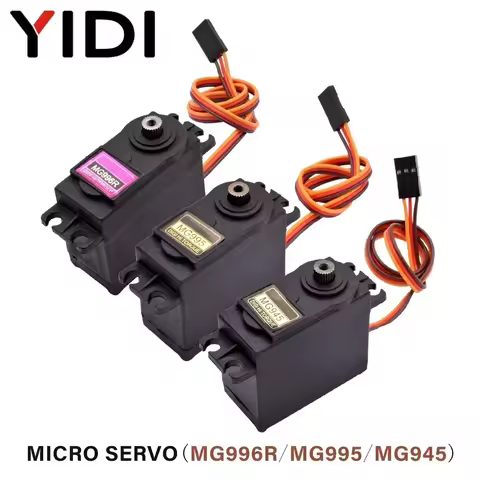 MG945 MG946R MG995 MG996R Metal Gear Servomotor 180 360 High Speed Analog Servo Motor Model Airplane