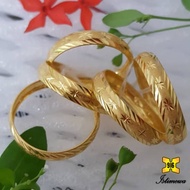 Special 916 Gold Hollow Ring Hollow 916 Gold Rattan Split Ring