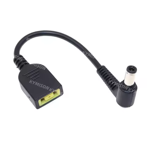 6.0mm*3.7mm Male to Square Female Converter Cable Dc Laptop Power Adapter Connector Cord 280W For As