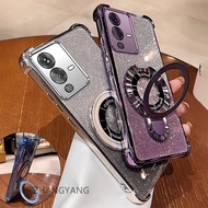 Casing Vivo V23 V23 Pro V23E 5G S10E Aesthetic New Design Phone Case Bracket Silicone TPU Flash Pape