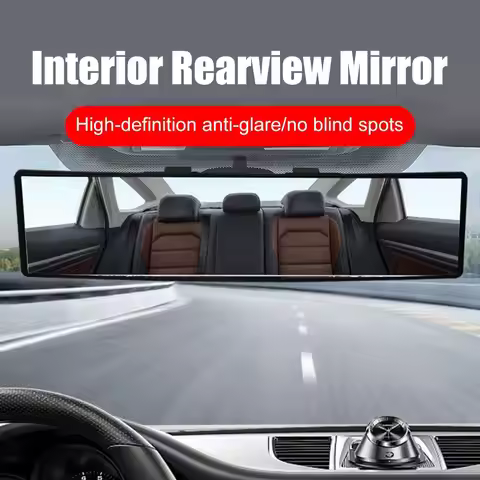 Car Interior Rear View Mirror Wide Angle Convex Rearview Mirror Baby Mirrors Anti Glare Large Vision