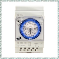(SZHA) Analog Mechanical Timer Switch 110V-220V 24 hours Daily Programmable 15min Setting Time Switc