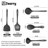 Silicone Handle Cookware 5Pcs Heat Resistant Food Grade Set Silicone Kitchen Utensils