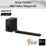 Sony HT-S400 2.1ch 330W Soundbar with Wireless Subwoofer HT-S400 HTS400