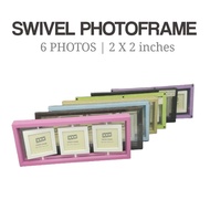 [Apex Imports] Multi-window Swivel Floating Picture Frame (2x2 / 2R size - 6 pictures)