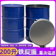 Drum Old Engine Oil Gasoline Engine Gasoline Iron Drum Iron Barrel Chemical 200 Old Gasoline Engine 