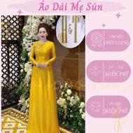 Designer ao dai, women's ao dai, high quality wood grain silk, mother's ao dai, wedding ao dai, Moth