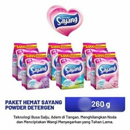 Sayang Deterjen Bubuk 260 gram / Deterjen Sayang 260 gram Sabun Cuci Baju SAYANG DETERGENT