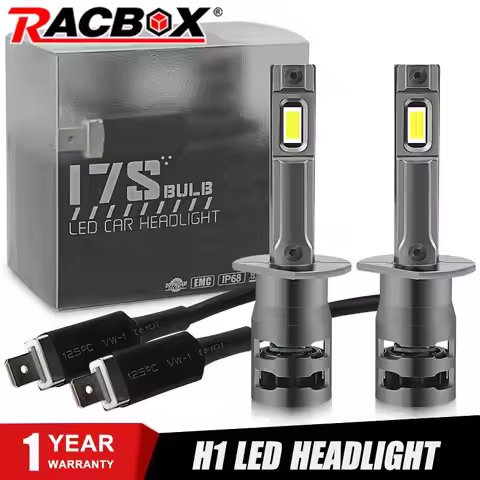 H1 Mini Led Headlight Bulb for 2.0 2.5 Inch Projector Lenses Retrofit H4 H7 Headlight Assembly Fog L