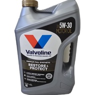 Valvoline Premium Full Synthetic Restore & Protect Car Engine Oil (5QT) SAE 5W30
