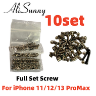 10set Complete Screw with Bottom Screw for iPhone 13 12 11 14 Pro Max Full Screw set Accessories Kits Parts