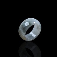 冰種飄烏雞翡翠扳指戒指 | 國際21.5圍 | 天然緬甸A貨翡翠 | 送禮