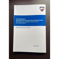 ♞,♘A HANDBOOK ON HOW TO ANSWER BAR QUESTIONS (With Illustrative Questions and Answers for Shariah
