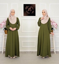 Ozra Jubah by hagia sophia Italian cey 100% ironless