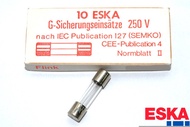 Germany ESKA 5A 250V (F Fast Melting) FOR AUDIO 5 * 20mm Fuse x1